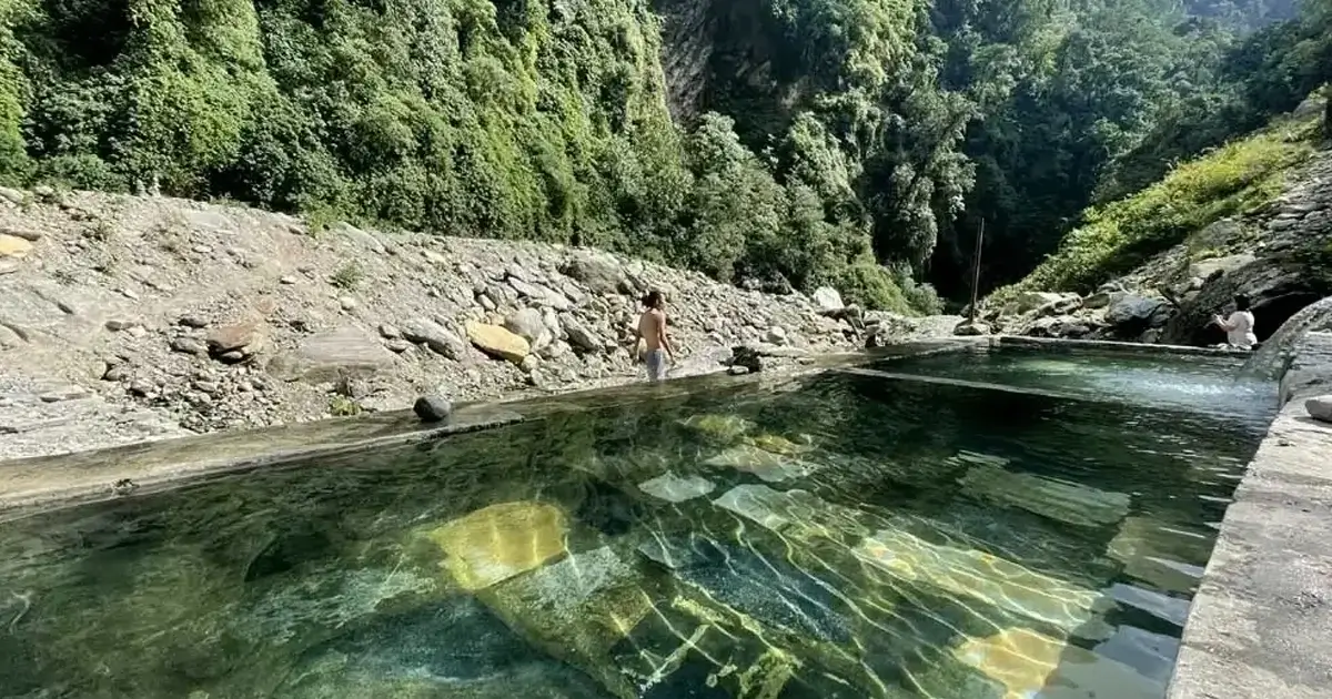 Natural Hot Spring in Jhinu Danda